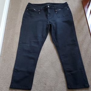 2/$20 Lane Bryant black skinny jeans